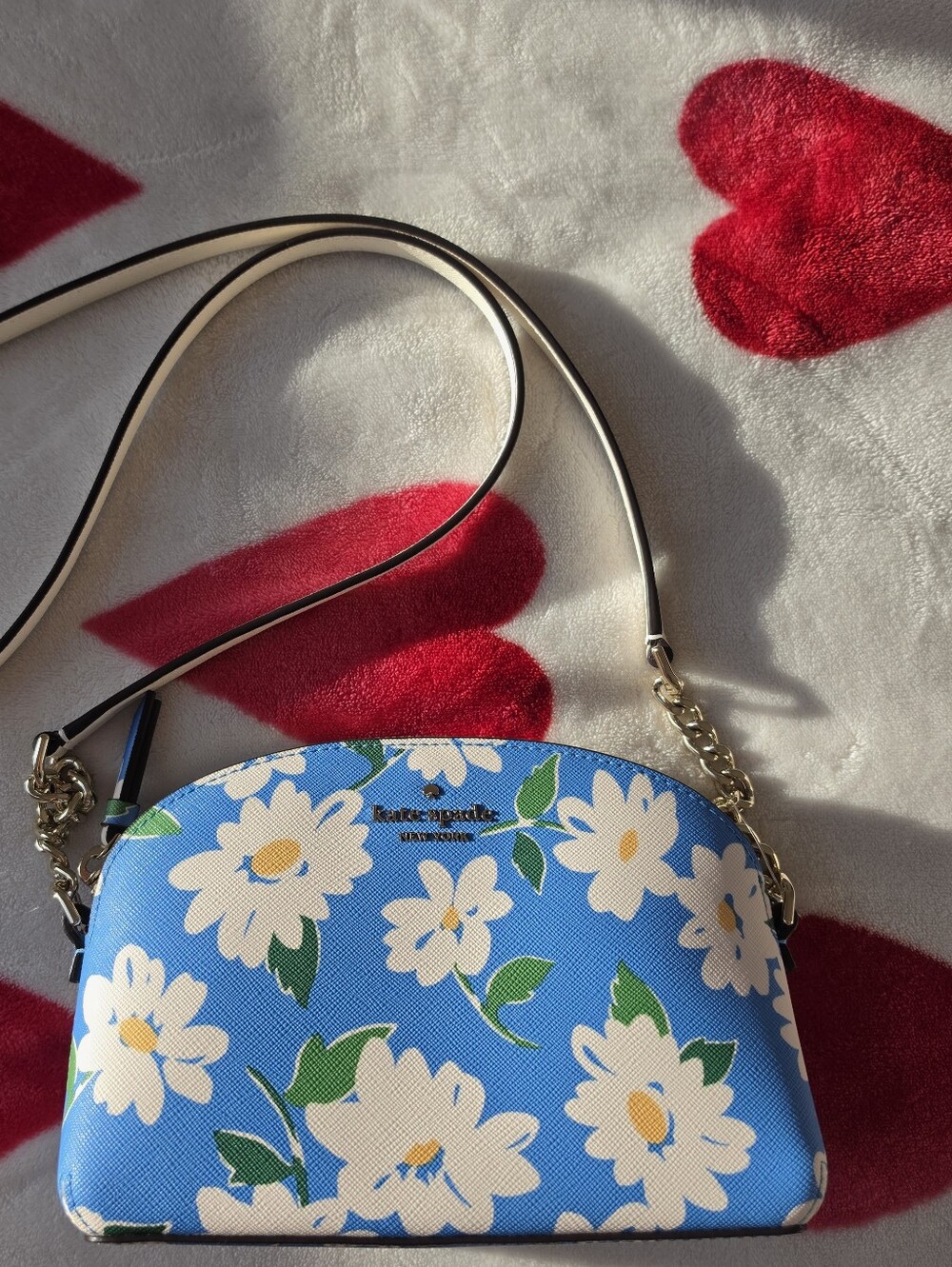 kate spade Blue Daisy Crossbody Bag